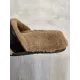 Split-Joint Velvet Slippers