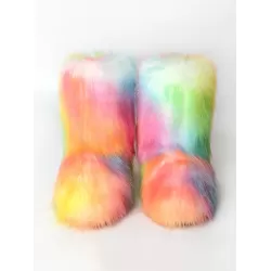 Colorful Keep Warm Round-Toe Boots