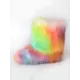 Colorful Keep Warm Round-Toe Boots