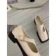 Buckle Hollow Split-Joint Square-Toe Loafers Flat Shoes