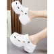 Hollow Sandals Crocs Slippers Platform Shoes