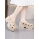 Hollow Sandals Crocs Slippers Platform Shoes