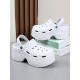 Hollow Sandals Crocs Slippers Platform Shoes