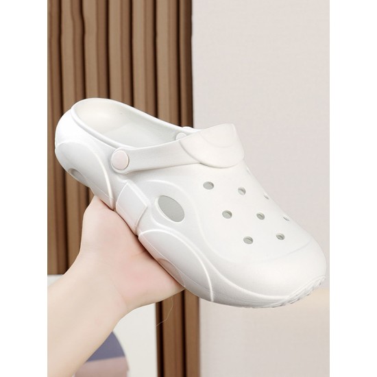 Hollow Sandals Platform Shoes Crocs