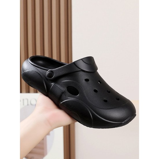 Hollow Sandals Platform Shoes Crocs