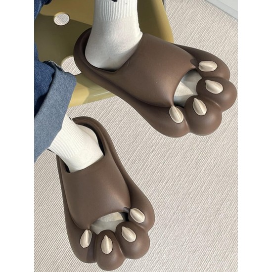 Cat Paw Shape Hollow Slippers