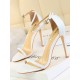 Hollow Open Toe Split-Joint Sandals Pumps