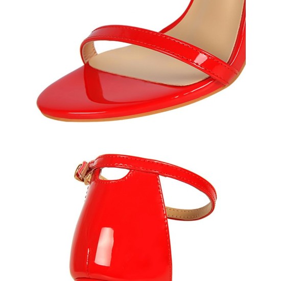 Hollow Open Toe Split-Joint Sandals Pumps