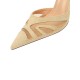 Hollow Pointed-Toe Split-Joint Pumps Sandals