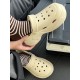 Hollow Round-Toe Solid Color Slippers Sandals Crocs