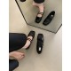 Belt Buckle Shallow Cut Split-Joint Square-Toe Mary Janes Flats