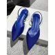 Pointed-Toe Split-Joint Sling Shoes Pumps Sandals