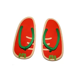 Summer Fruit Cartoon Cute Pattern Flat Shoes Flip Flops