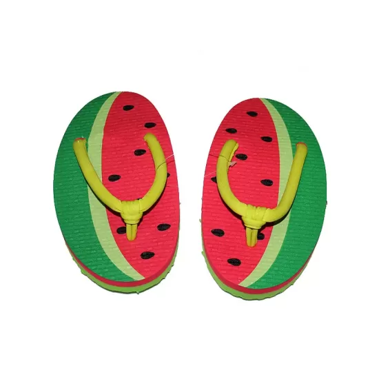 Summer Fruit Cartoon Cute Pattern Flat Shoes Flip Flops