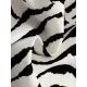 Vacation H-Line Sleeveless Zebra-Stripe V-Neck Dress