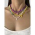 Original Solid Color Beads Necklace