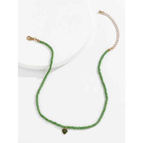 Original Solid Color Beads Necklace