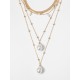 Original Vintage Statement Geometric Chains Necklace