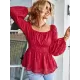 Women's Mesh Long Sleeve Long Top