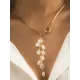 Original Pearl Pendant Geometric Necklace