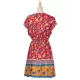 Women A-Line Floral Printed Bohemia Dress