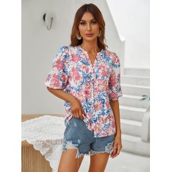 Vacation Buckle Floral T-Shirt