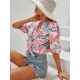 Vacation Buckle Floral T-Shirt