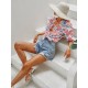 Vacation Buckle Floral T-Shirt