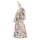 Vacation Puff Sleeves Floral Printed Bohemia Dress