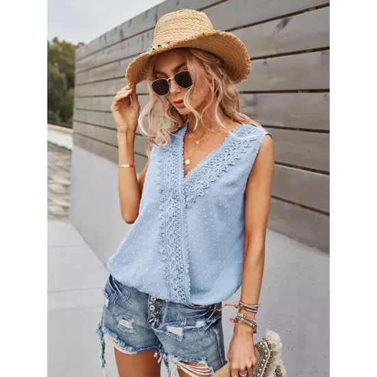 Lace Bohemian Vest Tops