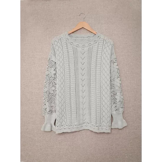 Fashion Crochet Lace Top