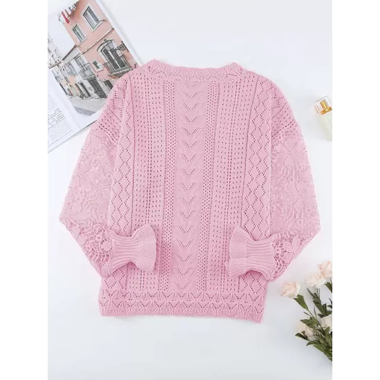 Fashion Crochet Lace Top