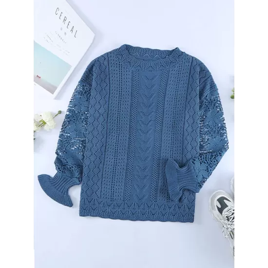 Fashion Crochet Lace Top