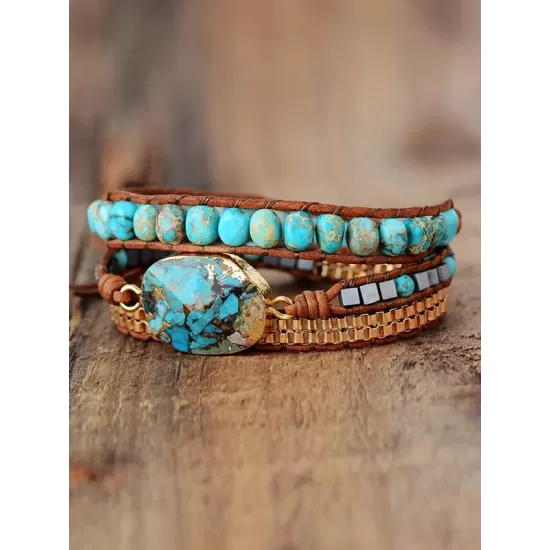 Bohemia Blue  Adjustable  Bracelet Accessories