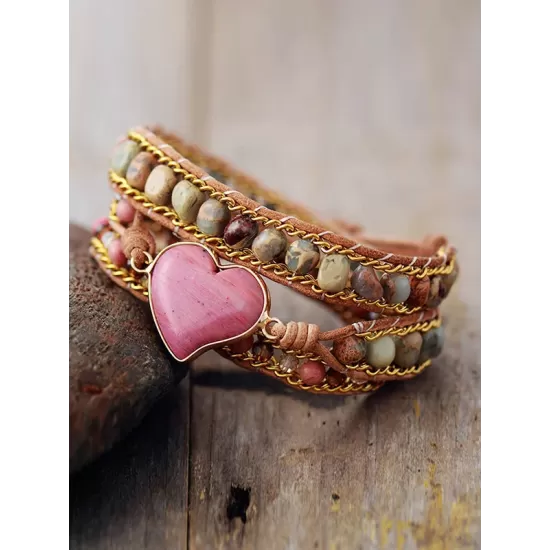 Casual Heart-Shaped Bracelet Accessories