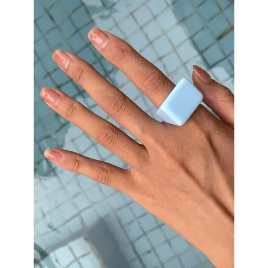 Original Stylish Resin 8 Colors Geometric Ring