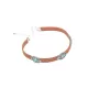 Bohemian Retro Simple Metal Flower Plate Turquoise Neck Chain Collar