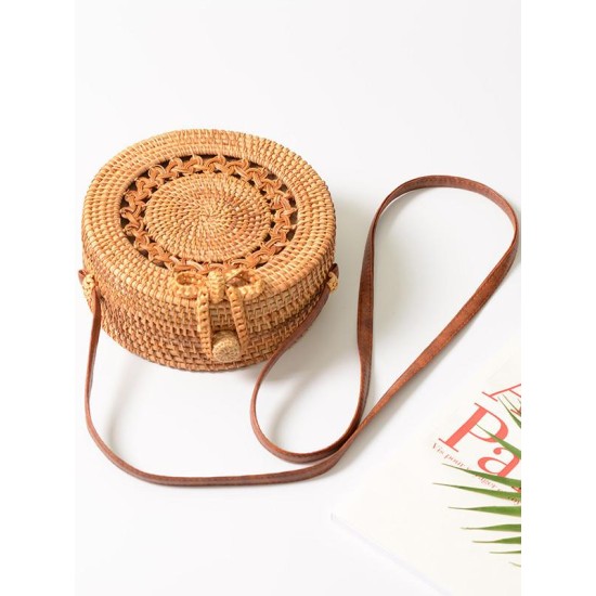 Rattan Hollow Forest Handmade Bohemia Bag