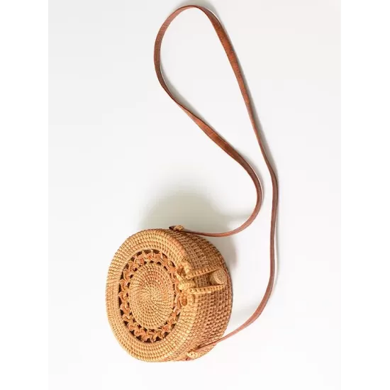 Rattan Hollow Forest Handmade Bohemia Bag