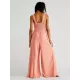 4 Colors Urban High Waisted Wide Leg Solid Color Jumpsuits Bottom