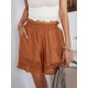 Casual Loose Solid Color  Shorts Bottom