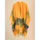 Casual Loose Tasseled Patchwork Shawl&Cloak