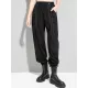 Urban High-Waisted Black Casual Pants Bottoms Harem Pants