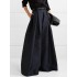 Stylish Loose High Waisted Solid Color Wide Leg Pants