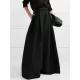 Stylish Loose High Waisted Solid Color Wide Leg Pants