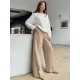 Casual Simple Solid Color Wide Legs Blazer Pants