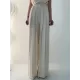 Urban Solid Color Pleats High Waisted Wide Leg Pants