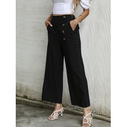 Original Simple Casual Loose Solid Color Pants