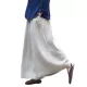 Artistic Retro Wide Leg Loose Elasticity Solid Color Casual Pants Bottoms