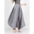 Simple Wide Leg Loose Pleated Solid Color Casual Pants Bottoms